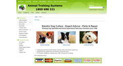 Desktop Screenshot of animaltrainingsystems.com.au